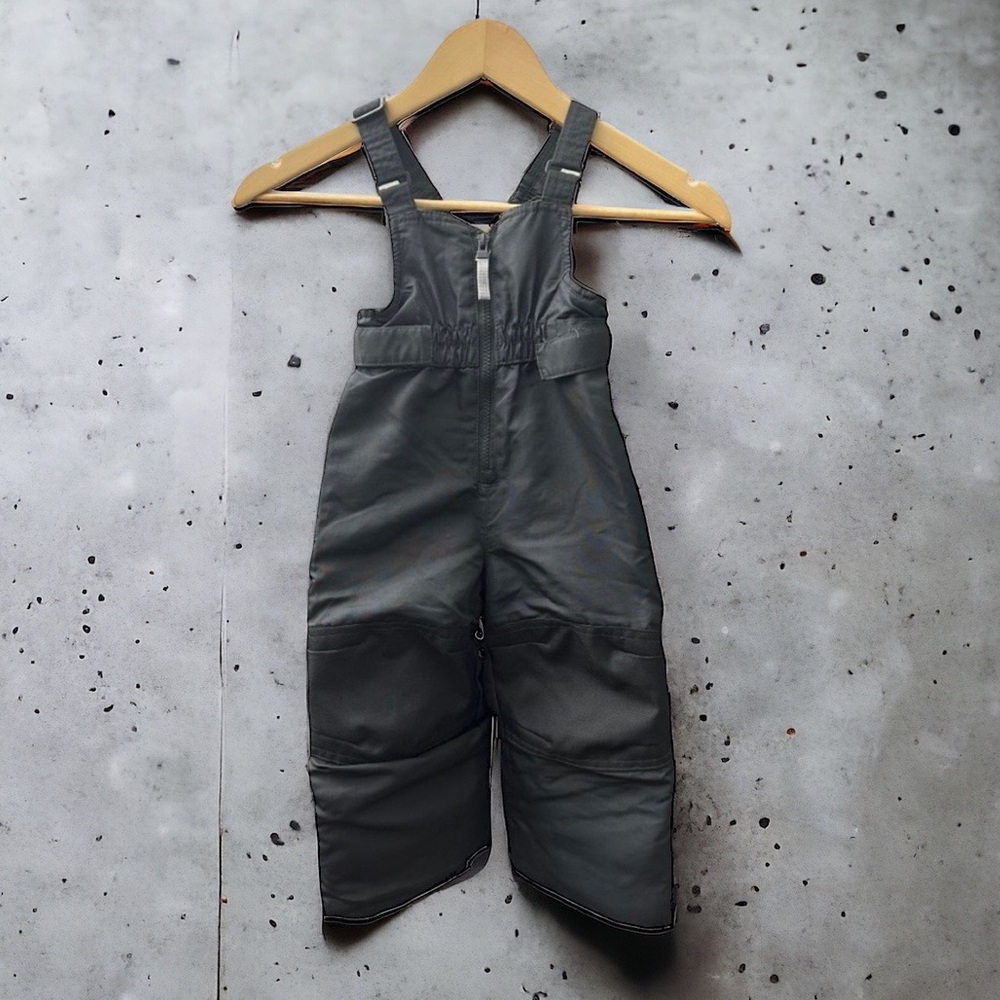 Cherokee Snow Overalls Kids Black Bibs Pants Toddler Size 18 Mos